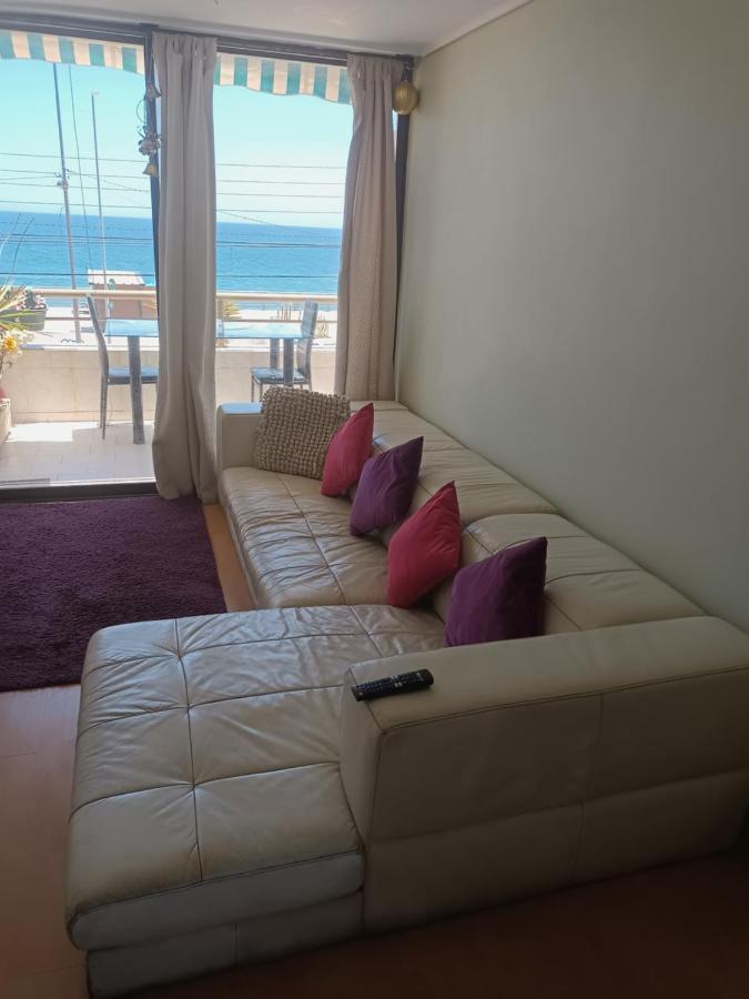 Departamento Frente Al Mar Apartment Concon Bagian luar foto