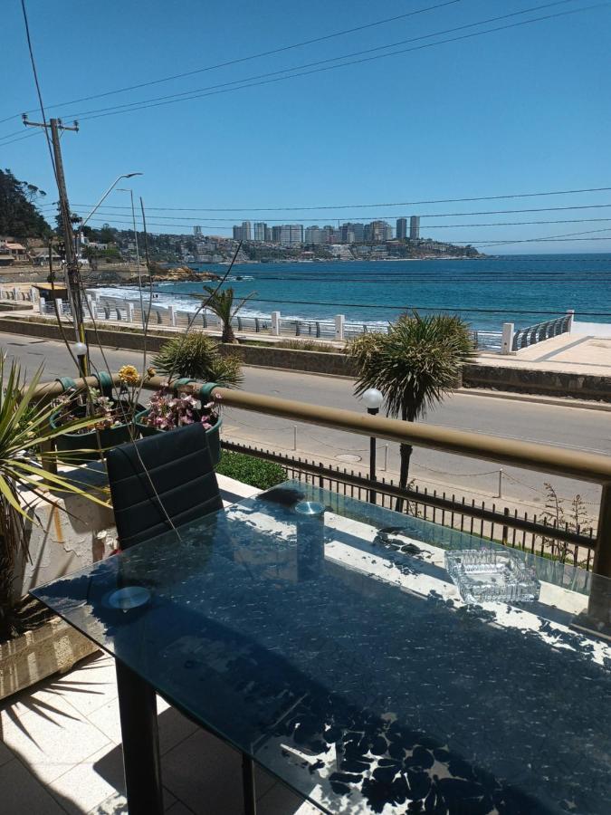 Departamento Frente Al Mar Apartment Concon Bagian luar foto